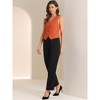 INSPIRE CHIC Women's Fashion Sleeveless Button Down V Neck Crop Summer Vest - 4 of 4