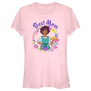 Juniors Womens Encanto Julieta Best Mom Circle T-Shirt - 1 of 4