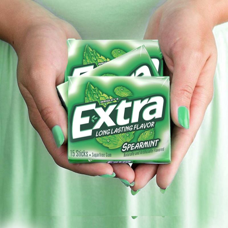 Extra Spearmint Sugar-Free Gum Value Pack - 120ct, 5 of 11