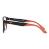 Emporio Armani KIDS EK 4001 50171W Childrens Phantos Eyeglasses Shiny Black 47mm - 3 of 3