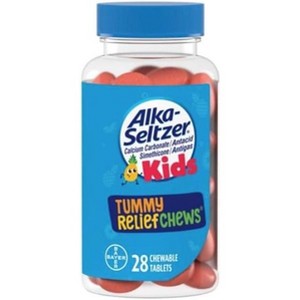Alka-Seltzer Kids, Tummy Relief Chews, Fruit Punch Flavor, 28Ct - 1 of 4