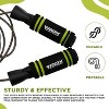 RDX Sports Skipping Rope with Anti-Slip Soft Memory Foam Weighted Handles, 10.3FT Adjustable Tangle-Free PVC Coated Steel Jump Cable - 4 of 4