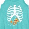 Girls' - Instant Message - Pizza Nuggets Skeleton Graphic Sleeveless Aline Dress - 2 of 4
