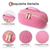 Byootique Plush Makeup Bag Open Flat Travel Toiletry Accessories Case Organizer - 4 of 4