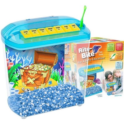 Penn-Plax Rite-Bite Educational Tank A Perfect 1st Fish Tank For Children
