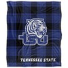 Tennessee State University Campus Plaid Spirit Silky Touch Super Soft Throw Blanket 50x60 - 2 of 4