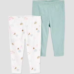 Carter's Just One You® Baby Girls' 2pk Pants - 1 of 3