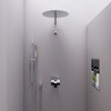 ALFI AB12GSW-PC Polished Chrome 12Inch Square Raised Wall Mounted Shower Arm - 4 of 4
