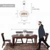 LLHZSY 12/20-Light Modern Glam Crystal Sphere Pendant Chandelier, G9 Bulbs Included - 28 2/5" or 36" W - Gold/Chrome - 4 of 4