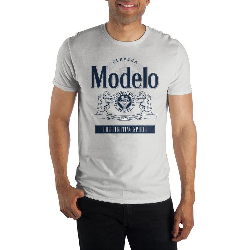 Modelo White Short-Sleeve T-Shirt, 1 of 2