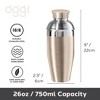 Oggi 26oz Classic Stainless Steel Cocktail Shaker - 2 of 4