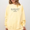Simply Sage Market S.W.Smiley Embroidered Radiant Smiley Outline Garment Dyed Sweatshirt - 3 of 4