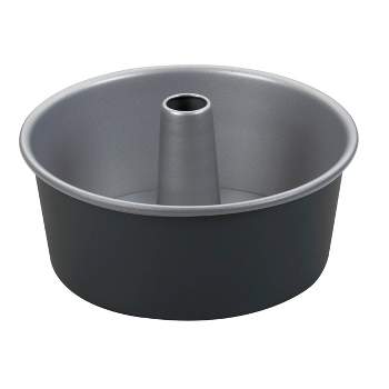 SAVORLIVING Angel Food Cake Pan Non-Stick Fluted Tube Pan with