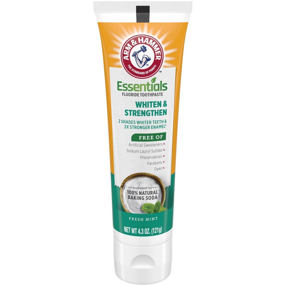 UPC 033200007746 product image for Arm & Hammer Essentials Whiten & Strengthen Fluoride Toothpaste - 4.3oz | upcitemdb.com