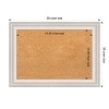 Amanti Art Trio White Wash Framed Corkboard, Natural Cork - 4 of 4