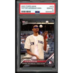 Victor Wembanyama Rookie Card 2023 Topps Now #472 psa 10 - 1 of 2
