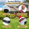 FDW 28/32/39 Inch Spacious Plastic Dog House Dog Kennel with Ventilated Roof Removable Tray - 4 of 4