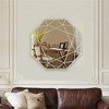 Chloe Lighting Reflection Contemporary-Style Octagon Goldenwall Mirror 30" Tall - 3 of 4
