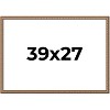 PosterPalooza | Slim Profile Gold Picture Frame - UV Acrylic, Backing Board, Hanging Hardware Included - 2 of 4
