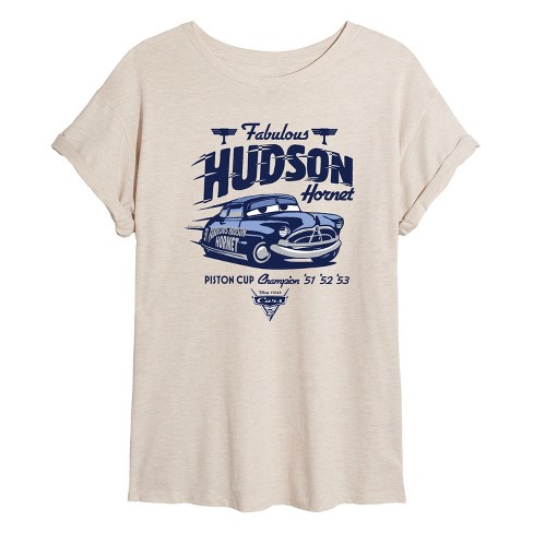 Disney Fabulous Hudson Hornet Piston Cup Champion Oversized Graphic T shirt Birch 2 X large Target