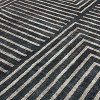World Rug Gallery Distressed Bohemian Stripes Washable Non Slip Area Rug - 4 of 4