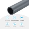 Unique Bargains Water Plumb DIY Crafts High Impact Rigid Round Pipes 8" Length - 3 of 4