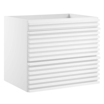 Modway Render 24Inch Wall-Mount Bathroom Vanity Cabinet
