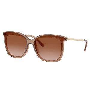 Michael Kors ZERMATT MK 2079U 39383B Womens Square Sunglasses Brown Transparent 61mm - 1 of 3