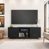 TiramisuBest TV STAND with Walnut for TV & Entertainment Furniture - 2 of 4