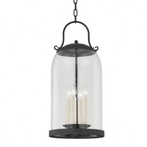 Troy Lighting Napa County 4 - Light Pendant in  French Iron Clear Seeded Shade - 1 of 1