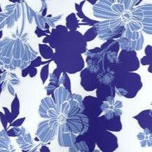 ultra blue shadow floral