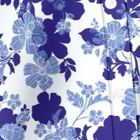 ultra blue shadow floral