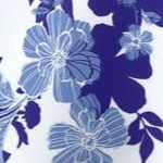 ultra blue shadow floral
