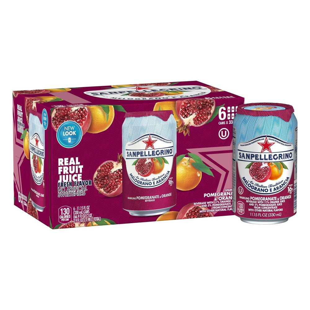 UPC 041508511827 product image for Sanpellegrino Sparkling Fruit Beverages Melograno e Arancia/Pomegranate & Orange | upcitemdb.com