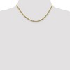 Black Bow Jewelry 2.4mm 10k Yellow Gold Flat Beveled Curb Chain Necklace - 2 of 4