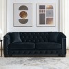 77'' & 59'' Chesterfield Velvet Sofa Set,3-Seater and 2-Seater Tufted Couch with Nailhead Trim for Living Room,Apartment-Baofuwish - 3 of 4