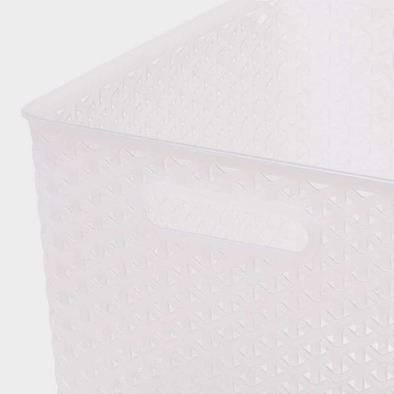Y-Weave Large Decorative Storage Basket Translucent - Brightroom&#8482;, 4 of 7