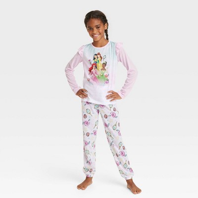 Girls' Disney Princess 2pc Pajama Set - Pink
