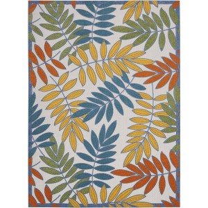 Nourison Aloha Floral Leaf Outdoor Area Rug - 1 of 4