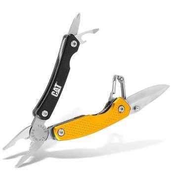 Caterpillar - 4 Pc. Mft, Folding Knife, Pocket Tool Set, Tool Sets, Knives/Blades  - No Utility, Knives - Folding (980103) 