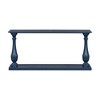 Console Table with Luxurious Pine Veneer and Vase-Shaped Tapered Legs, Modern Narrow Entryway Table for Living Room, Study, Foyer, or Bedroom - 3 of 4