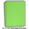 Hamilco Colored Cardstock Scrapbook Paper 8.5" x 11" Green Apple Color Card Stock Paper 50 Pack - 2 of 4