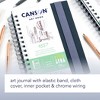Canson Artist Series 1557 Sketch Art Book, Fabric Cover, Side Wire Binding, 50 Sheet, 5.8x8.3 inch, 1 Count - 3 of 4