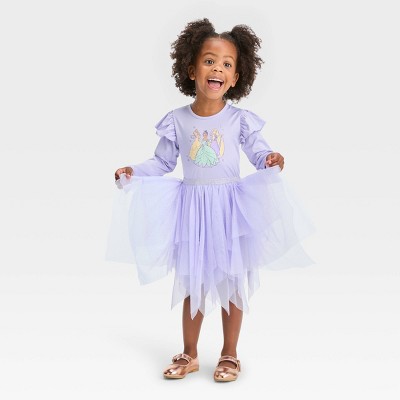 Image of Toddler Girls' Disney Princess Ballerina Tutu Dress - Purple 5T
