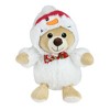 Northlight Teddy Bear Stuffed Animal Figures in Christmas Costumes - 8" - Set of 3 - 2 of 4