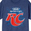 RC Cola Classic Logo Women's Navy Blue Heather Graphic Tee - 2 of 3