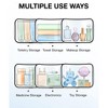 Clear Toiletry Bag, 3 Pack TSA Approved Travel Toiletry bag Carry on Travel Accessories Bag  Water R Makeup Cosmetic Bag - 3 of 4