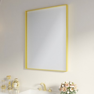 Right Angle Aluminum Mirror Silver