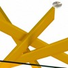 Dolonm  51.18" Rectangular Clear Tempered Glass Dining Table,Stylish Design with Golden Metal Legs, Dining Table for Dining Room - 4 of 4