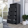 NicBex  5 Drawers Dresser for Bedroom, Modern Style Wooden Drawers with Free Handle,Dressers for Kids Room,Living Room,Entry and Hallway - 2 of 4